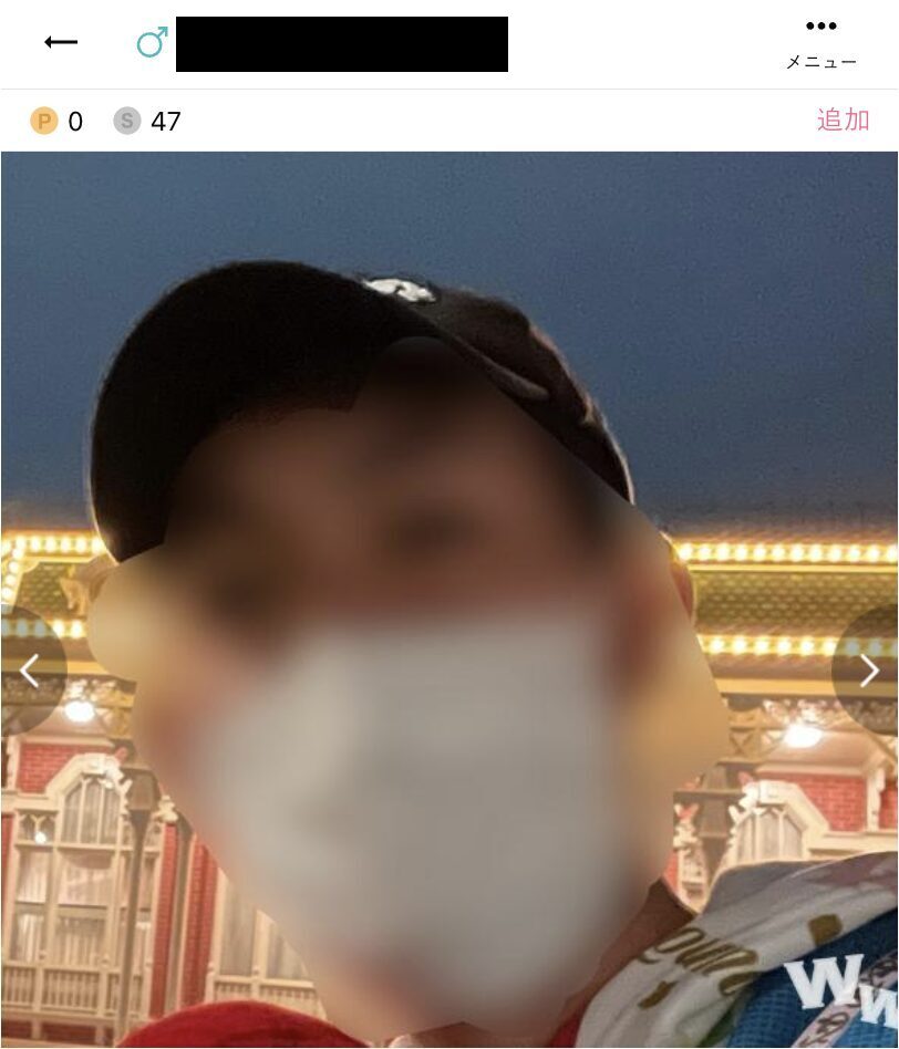 ワクワクメール ママ受けしにくいプロフィール写真例