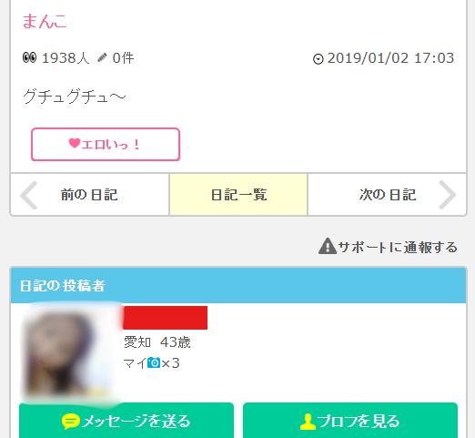 イククル 日記
