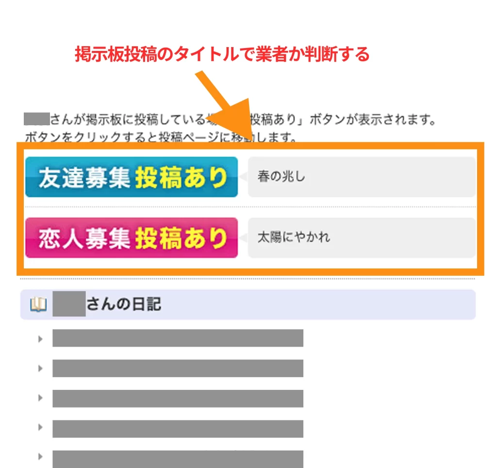 華の会メール 掲示板投稿タイトルで業者と素人を判断する
